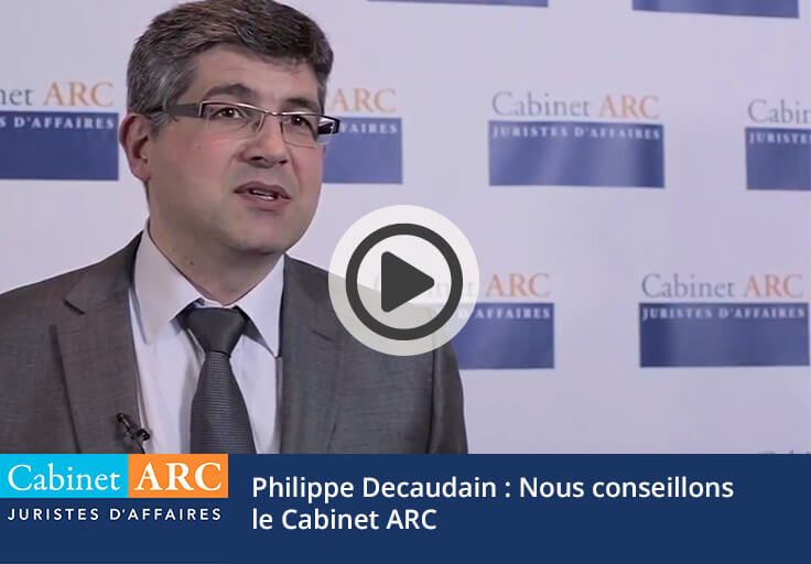 Philippe Decaudain - CMCA recommends entrusting debt collection management to Cabinet ARC