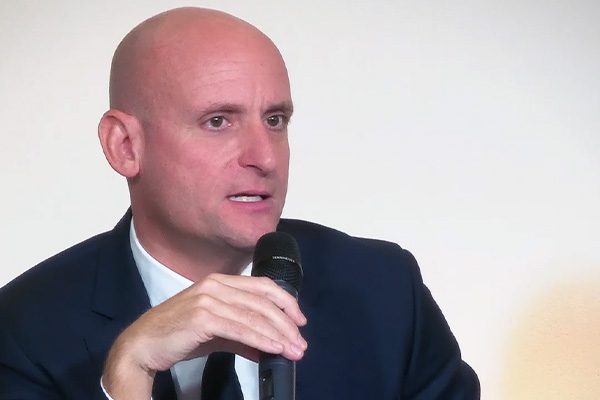 Marc Sénéchal s'exprime au cours de notre petit-déjeuner débat d'Octobre 2023 sur la restructuration du groupe Casino, d'une ampleur inédite en France.