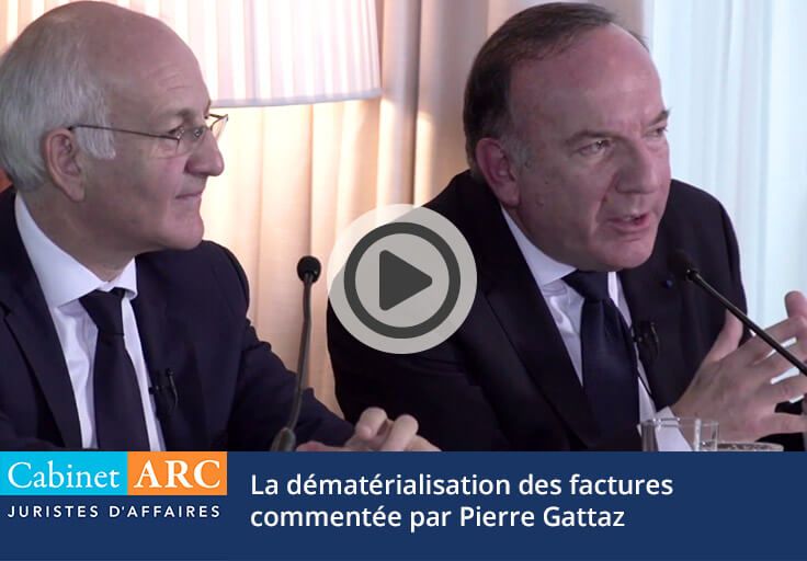 Pierre Gattaz aborda la digitalización de las facturas