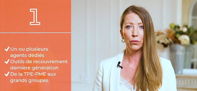 Diane Detournay, Directrice Externalisation Poste Clients présente l'intérêt d'externaliser votre gestion du poste clients en marque blanche
