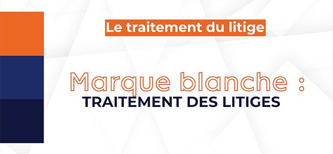 Diane Detournay, Directrice Externalisation Poste Clients présente les atouts de notre prestation en marque blanche, notamment dans le cadre du traitement des litiges soulevés par les débiteurs.